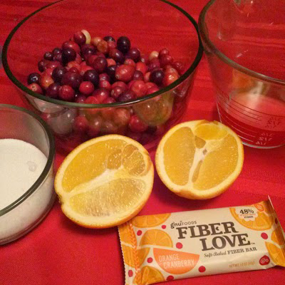 FiberLove Orange Cranberry Sauce Recipe