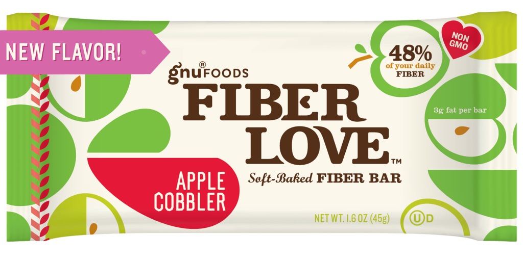 FiberLove Apple Cobbler - the best apple fiber bar.