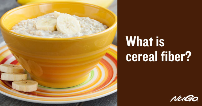 What is cereal fiber?